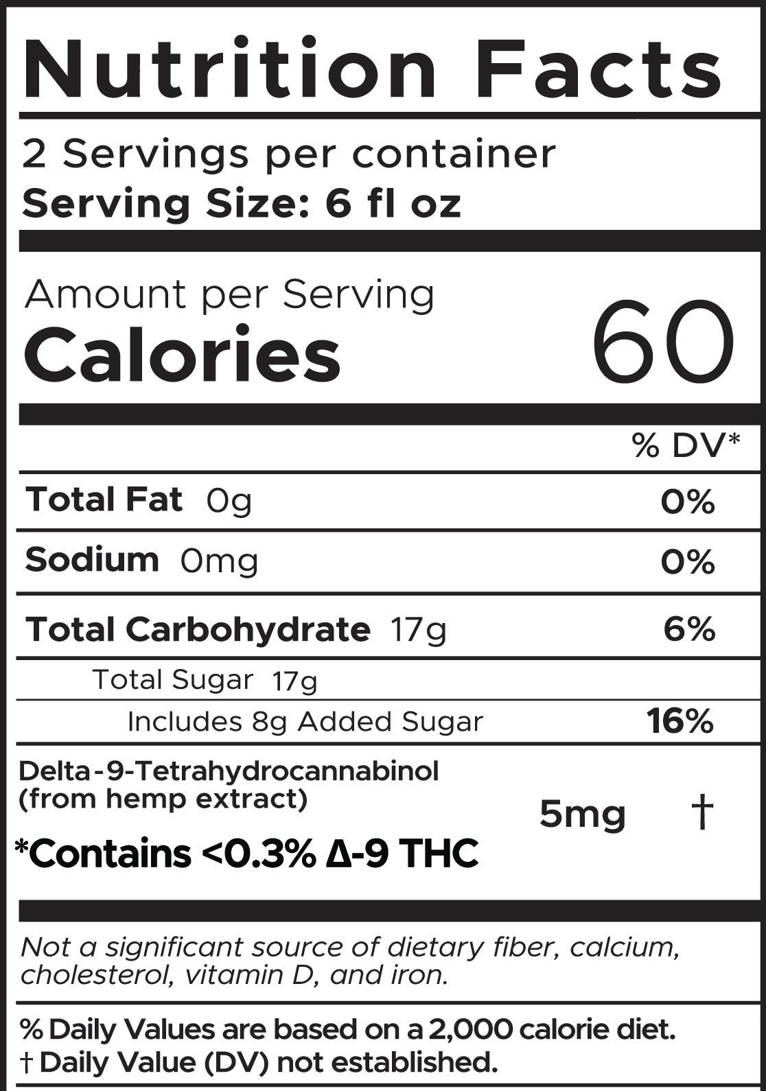 Delta 9 THC Seltzer 4 Pack - 10mg - Cran Cherry Cooler