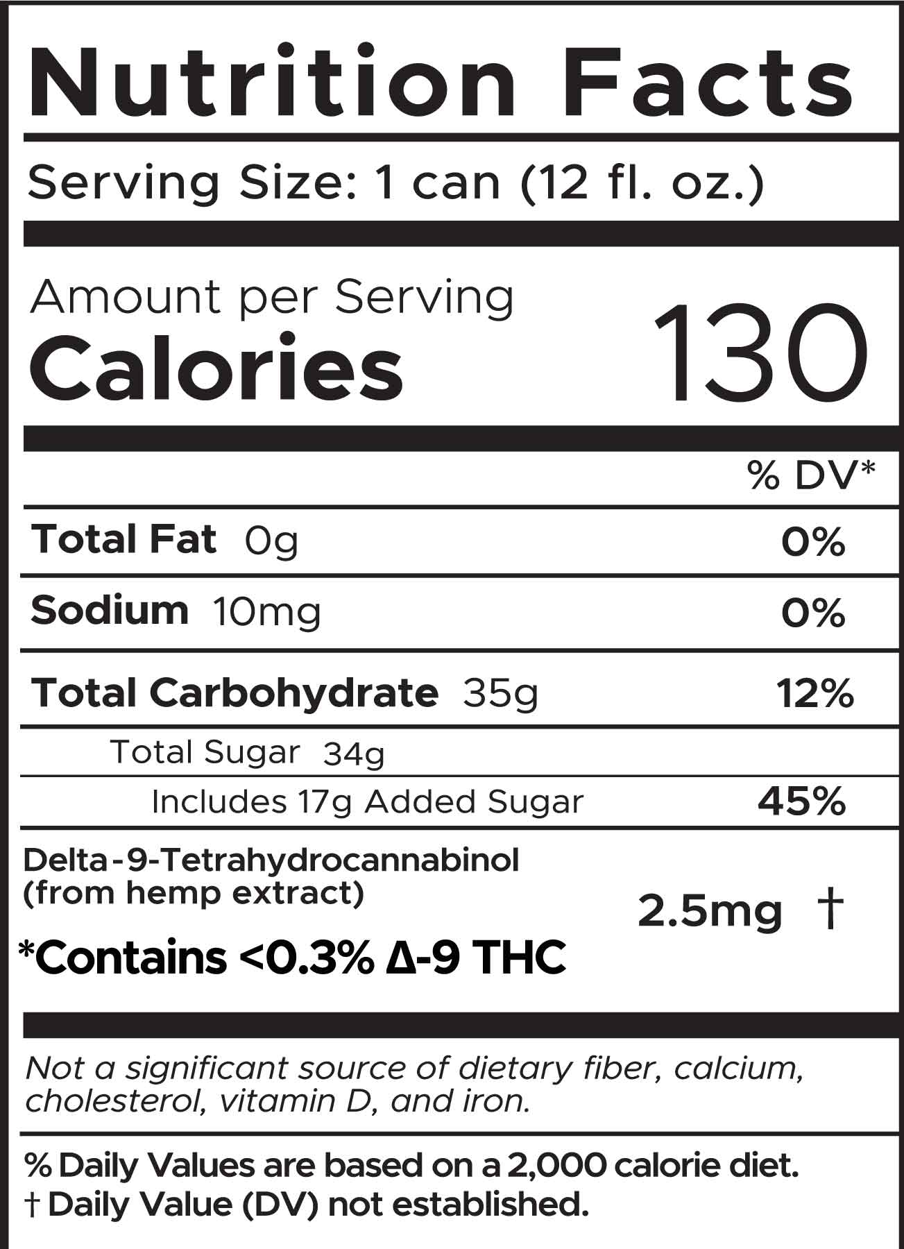 Delta 9 THC Seltzer 4 Pack - Low Dose - Sampler Bundle