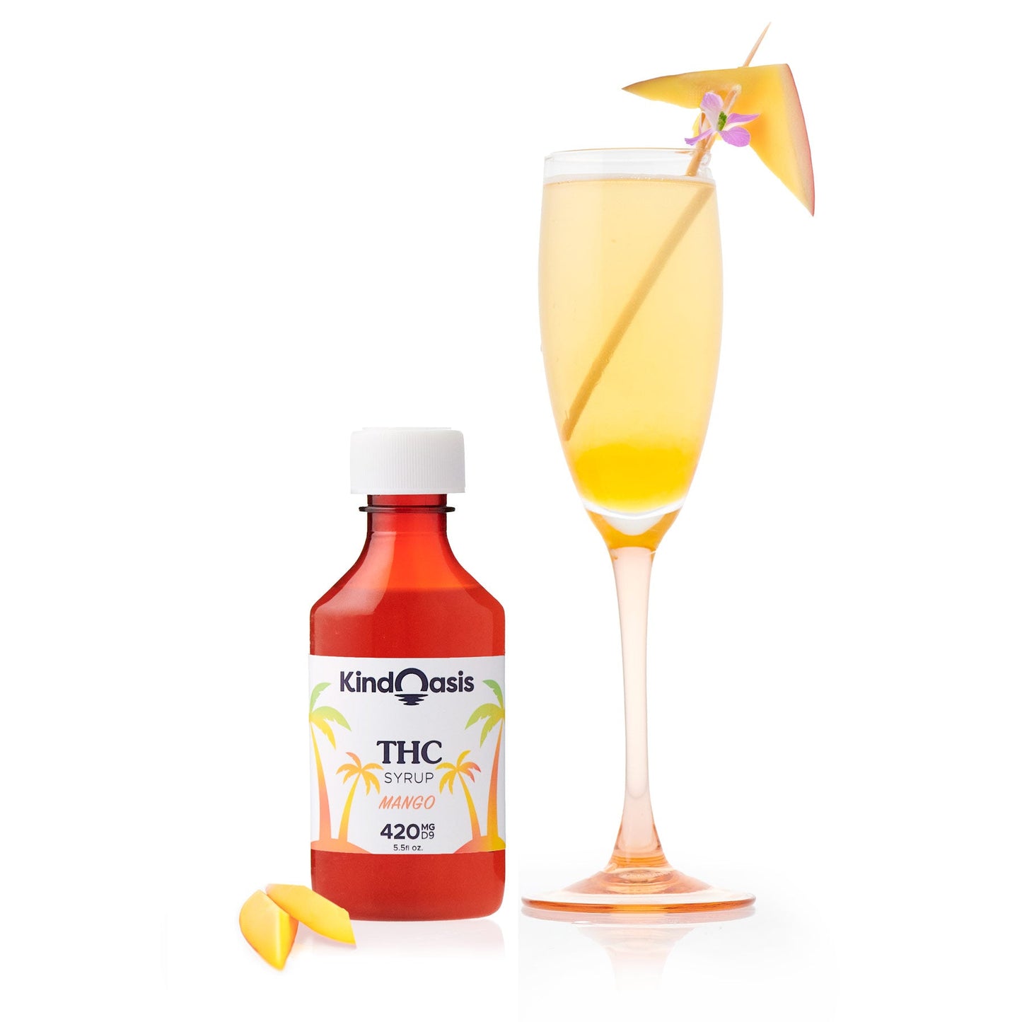 Delta 9 THC Syrup - 420mg - Mango