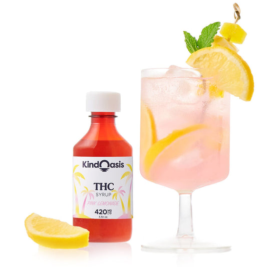 Delta 9 THC Syrup - 420mg - Pink Lemonade