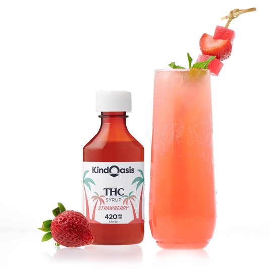 Delta 9 THC Syrup - 420mg - Strawberry
