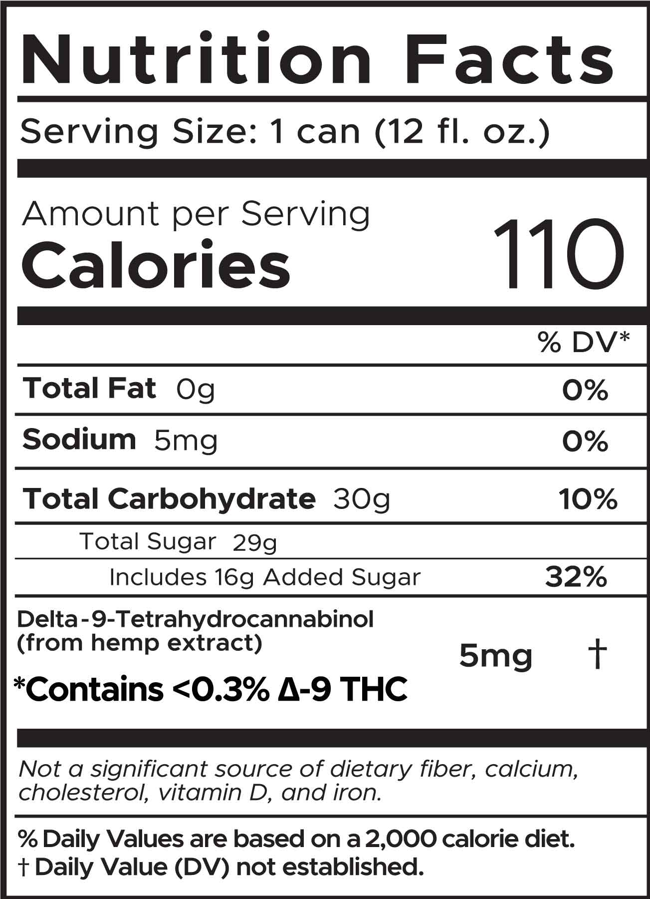 Delta 9 THC Seltzer 4 Pack - Low Dose - Sampler Bundle